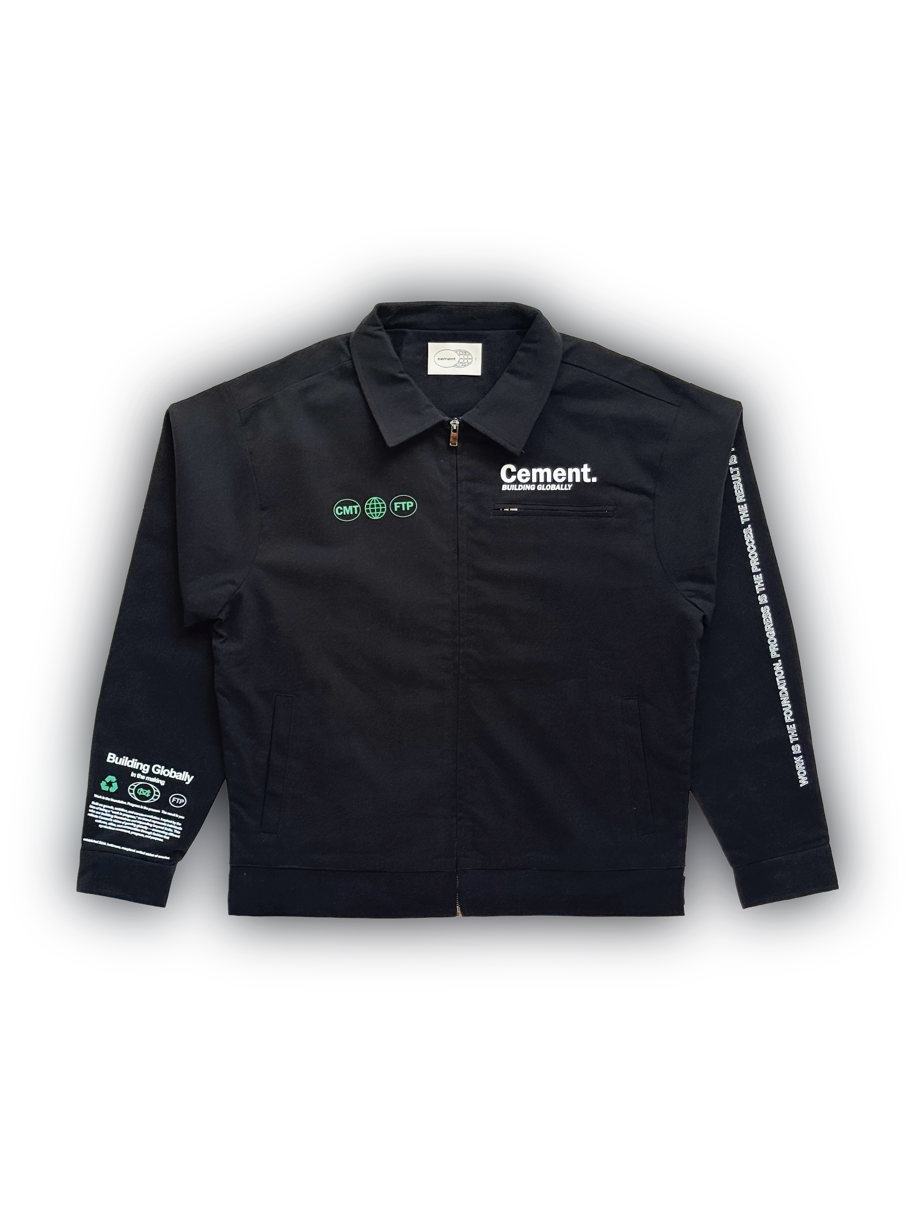 workers jacket [pitch black]