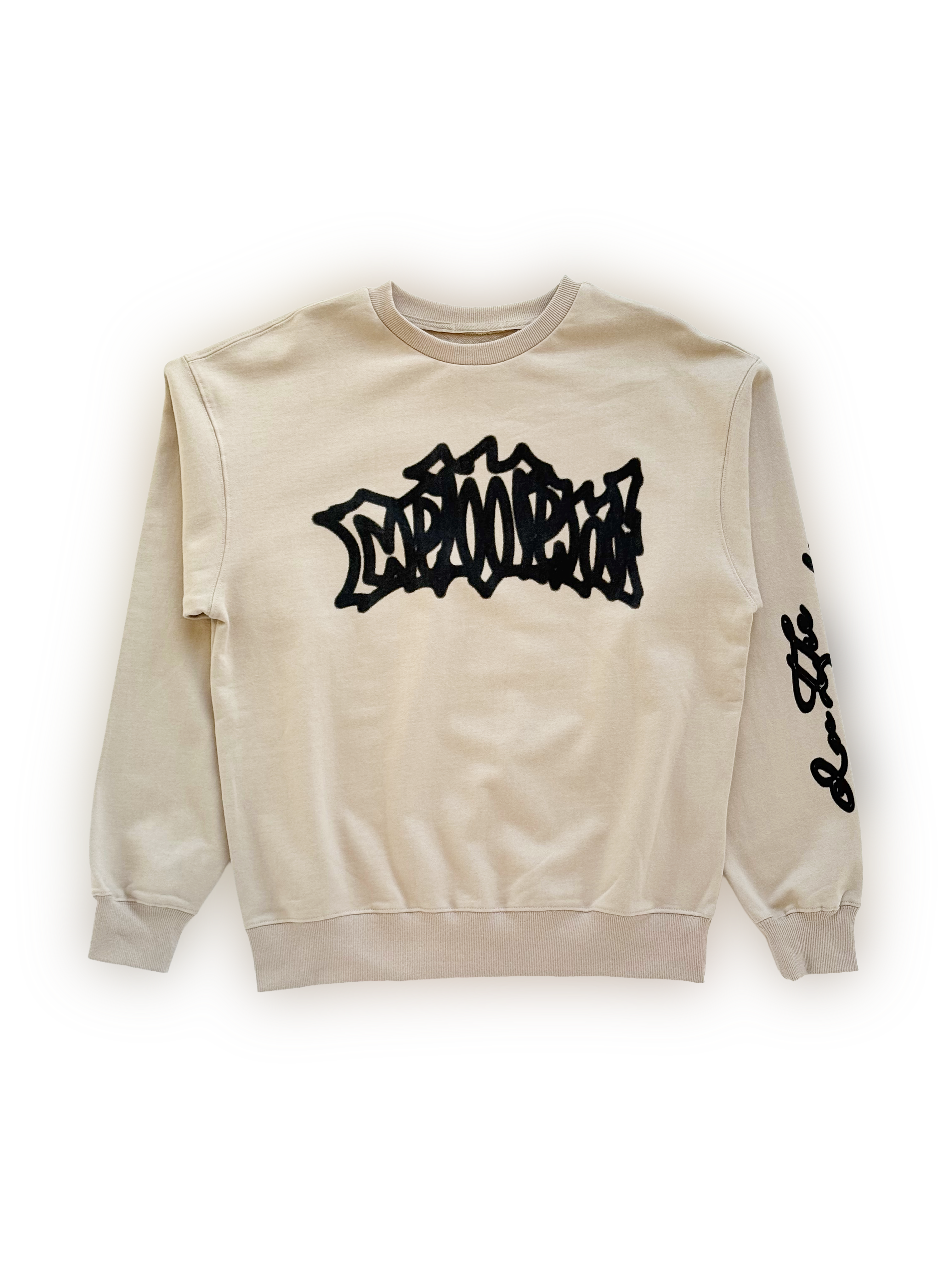 graffiti crewneck [beige]