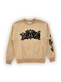 graffiti crewneck [tan]