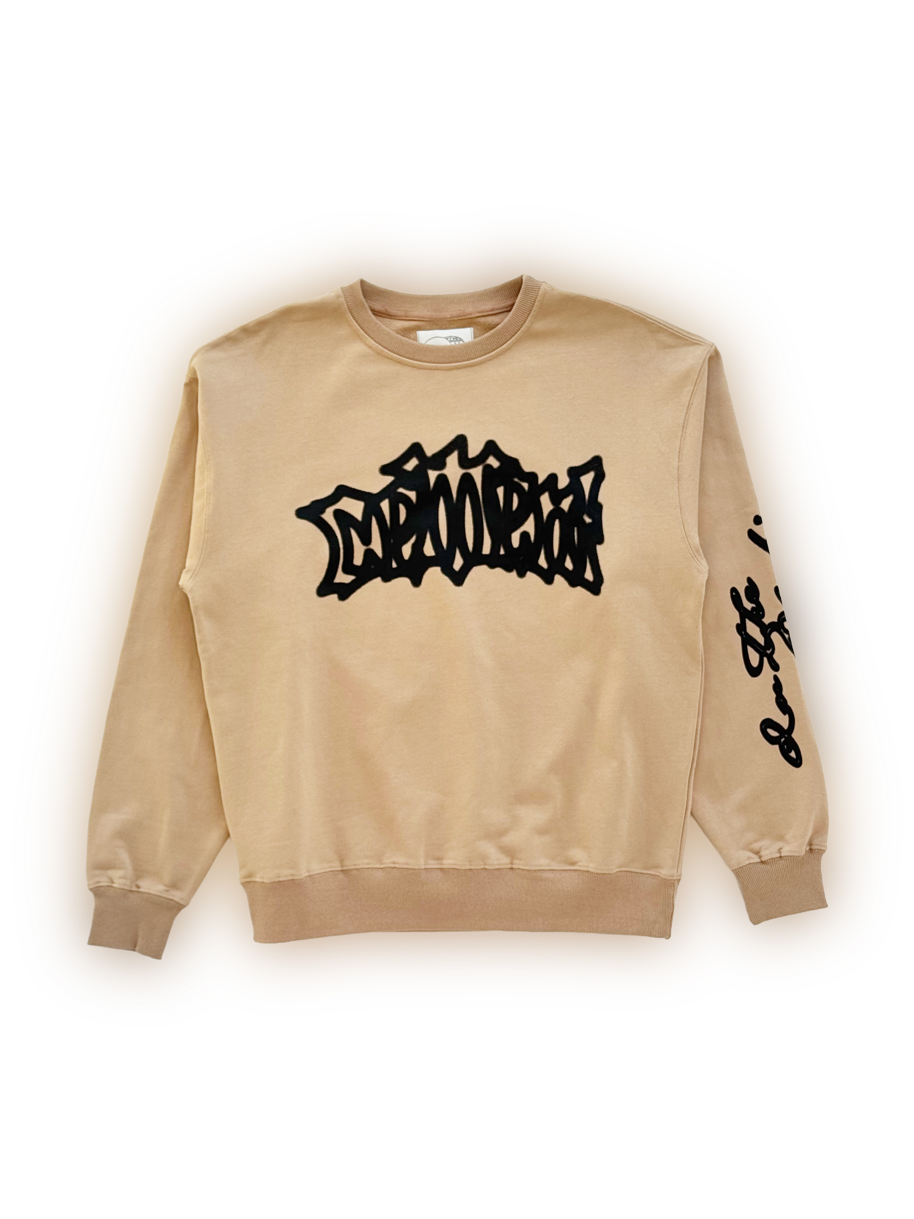 graffiti crewneck [tan]