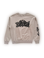 graffiti crewneck [light gray]